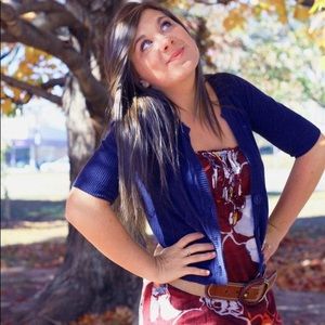 Hollister Strapless Floral Top